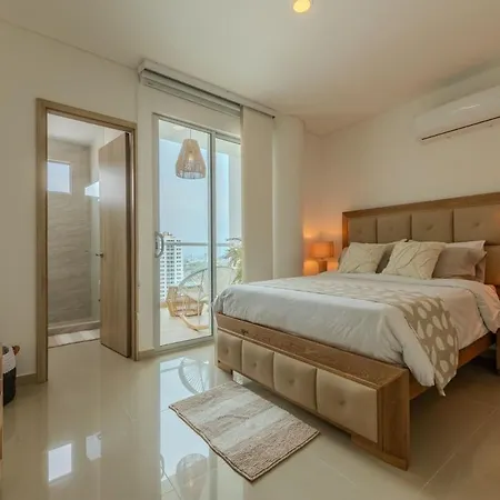 Skyline Exclusive Apto Front Of The Sea Apartamento