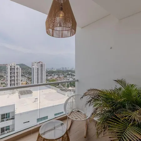 Skyline Exclusive Apto Front Of The Sea Apartamento
